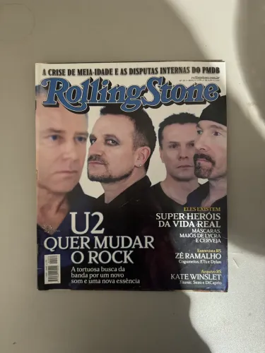 Revista Rolling Stone Capa U2