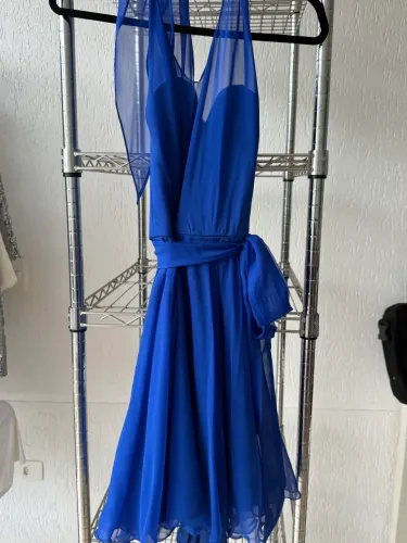 Vestido Azul Estilo La La Land com Tule - Elegante e Atemporal