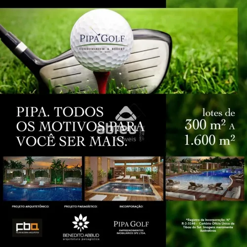 Terreno à venda no Pipa Golf Condominium
