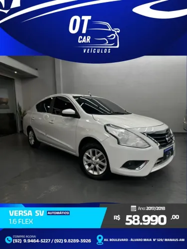 Nissan Versa SL 1.6 16V Flexstart 4P Aut. 2018