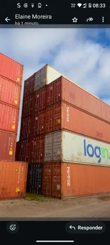 Container Marítimo dry 40 pés em Joinville, Entrega rápida