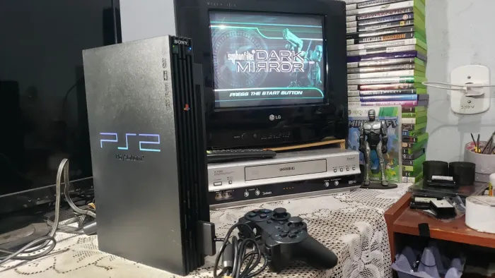 Playstation 2 Fat Completo LEIA