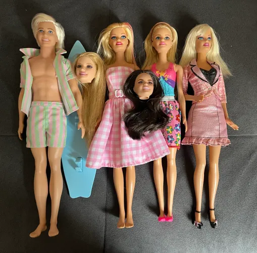 Lote Barbies e Ken