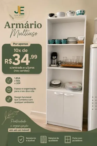 Armario de cozinha em mdf entrega grátis 