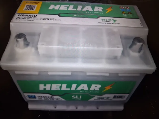Bateria heliar 60ah 