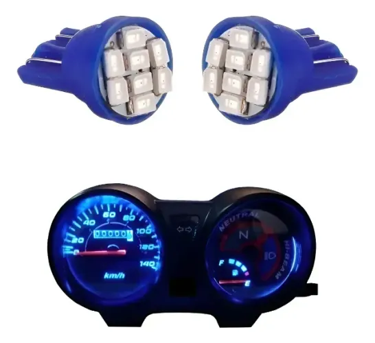 Kit 2 Lâmpadas Led Painel Moto Cg Fan Titan Ybr Xr Xtz Factor -Produto novo R$ 10