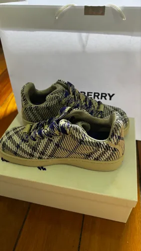 Tênis Burberry xadrez Low?top Trainer