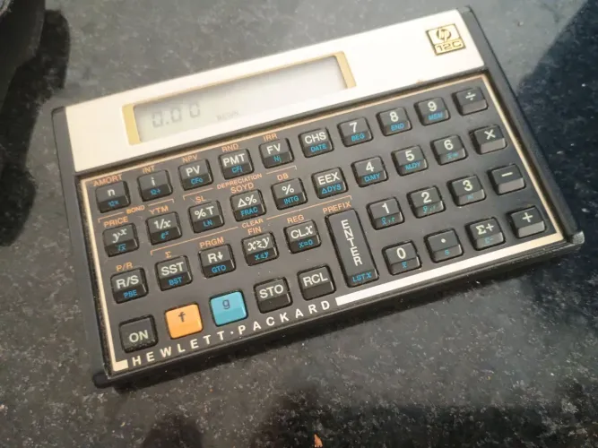 Calculadora Hp financeira 12C gold