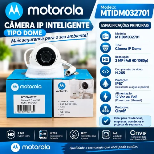 Camera de segurança IP Motorola