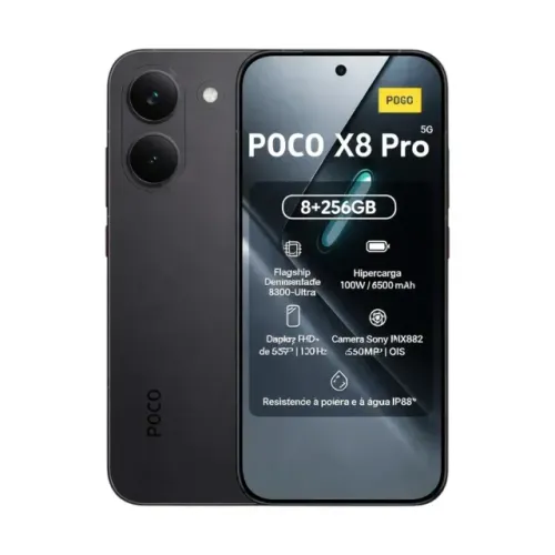 Smartphone Xiaomi Poco X8 Pro 256GB / 12GB Ram (Preto)