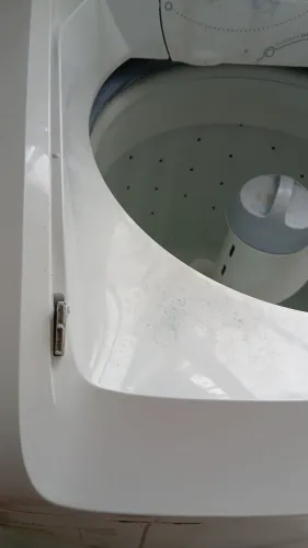 Máquina de lavar funcionando em Copacabana