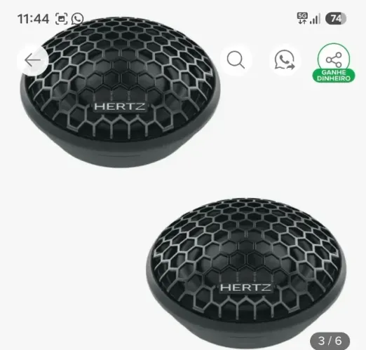 Vendo Tweeter Hertz C26 usado.