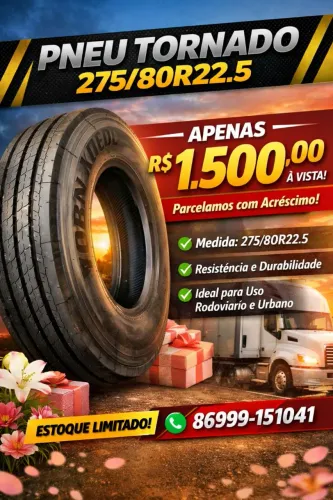 Pneu Caminhão 275/80R22.5