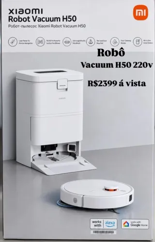 ROBO XIAOMI H50 Vacuum 220v PRONTA ENTREGA