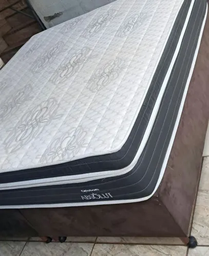 Cama King Semi Novinha - Faço Entrega 