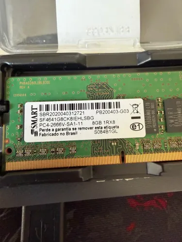 Memória RAM Notebook 8GB DDR4 3200MHz Smart Original