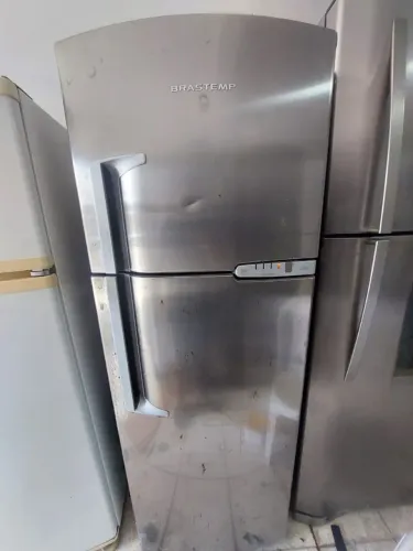 Geladeira Brastemp Clean Inox 110V