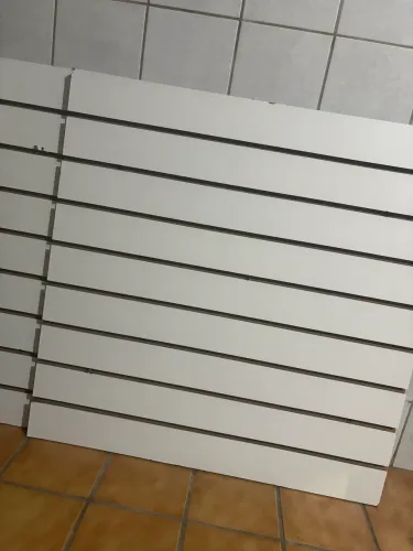 Painel ripado para loja