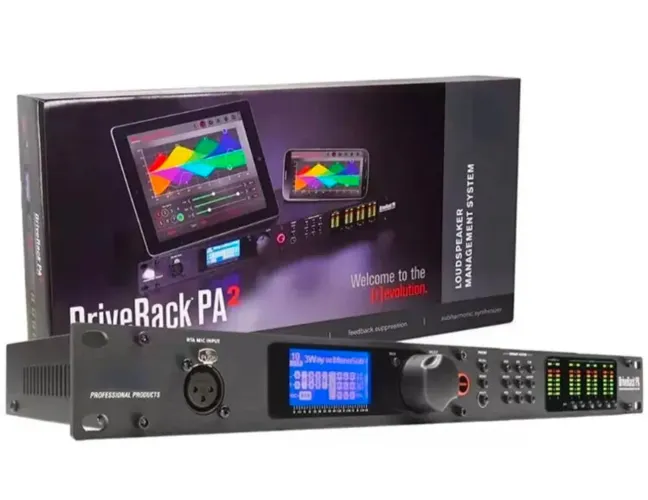 PROCESSADOR PROFISSIONAL DBX PRO RACK PA2 ZERADO 