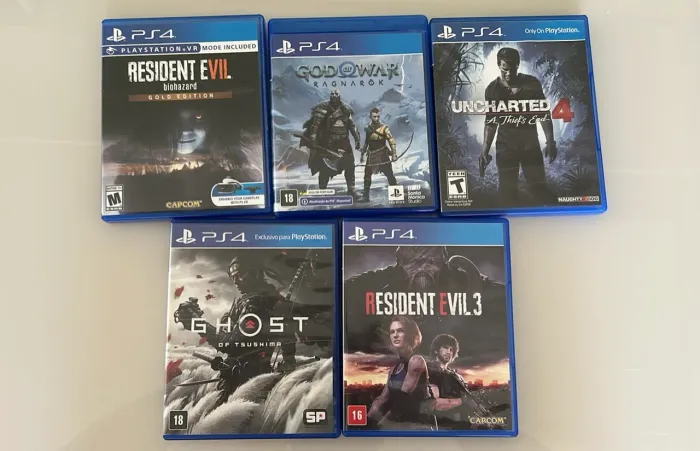 Jogos de PS4 - valores a partir de R$ 80