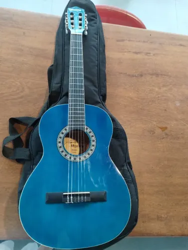VIOLÃO MORRIS C-34 BL - violão clássico tamanho 3/4 infantil cor azul