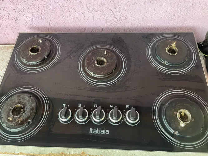 Forno Elétrico de Embutir Brastemp Clean Inox (BOB61ARBNA00) + Cooktop Itatiaia 5 bocas