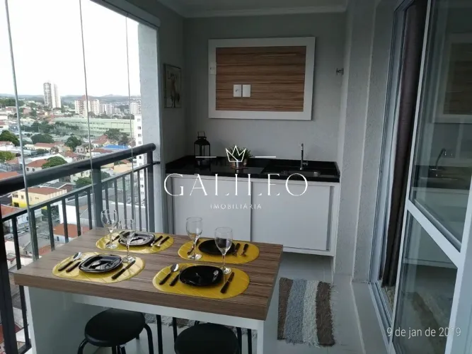 Apartamento para Locação na Vila Arens, Jundiaí-SP: 1 Quarto, 1 Sala, 1 Banheiro - 48,00 m