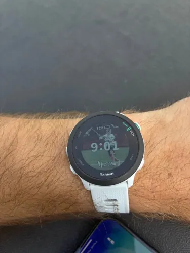 Garmin Forerunner 55 Branco GPS - Relógio Esportivo Corrida