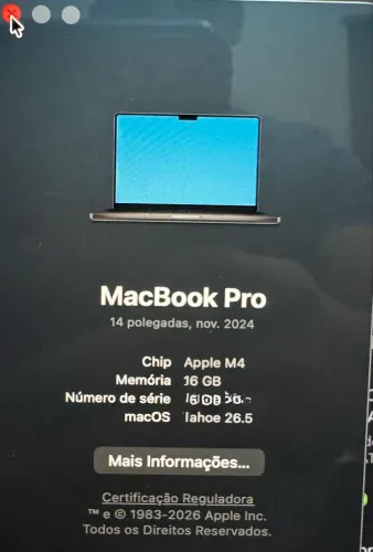 MacBook Pro m4 16/512