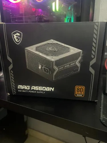 FONTE MSI MAG A550BN, ATX 550W
