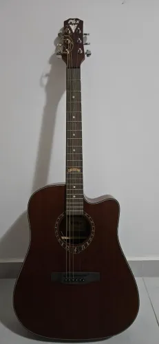 Violão folk PHX + capa semi case veludo