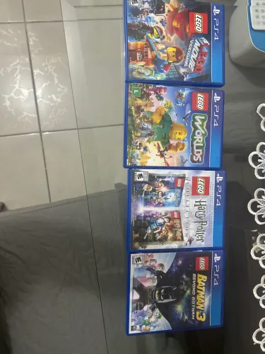 SUPER COMBO LEGO PS4 6 Jogos Originais em Ótimo Estado cada por 60