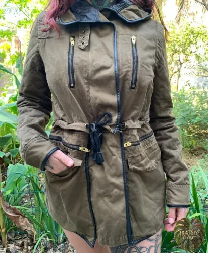 Parka Aquamar 3 em 1: Casaco, Cropped e Colete Acolchoado