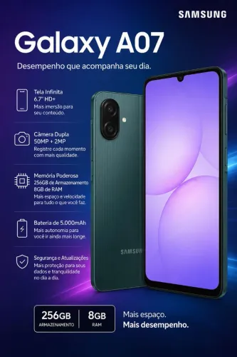 GALAXY A07 8/256GB NOVO