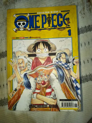 Onde Piece mangá 3 em 1 EXCELENTE ESTADO