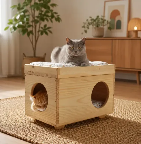 Casinha Pet Bau Gato ou Cachorro