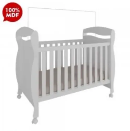 Berço junior 2020 branco + colchão