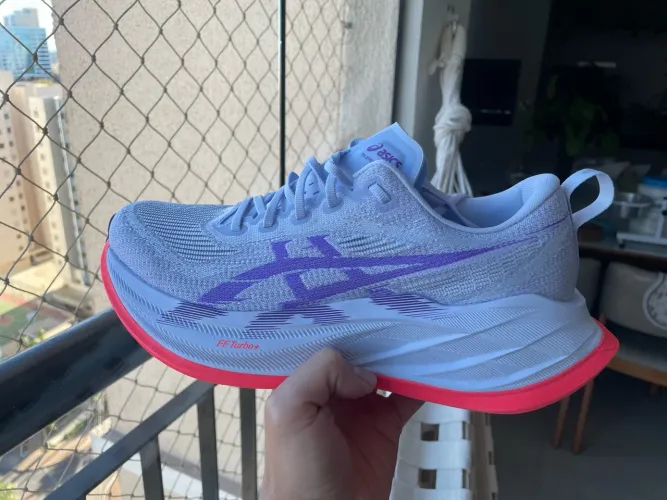 Asics Superblast 2 Azul e Laranja