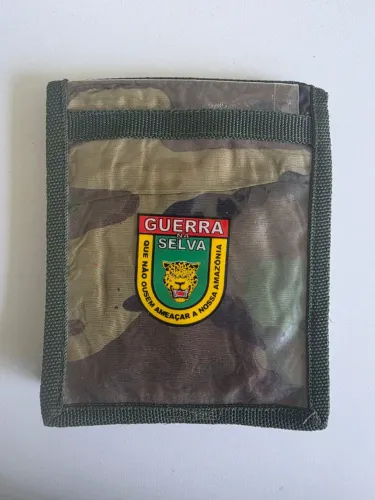 Porta-documentos/caderneta de anotação camuflado "Guerra na Selva"