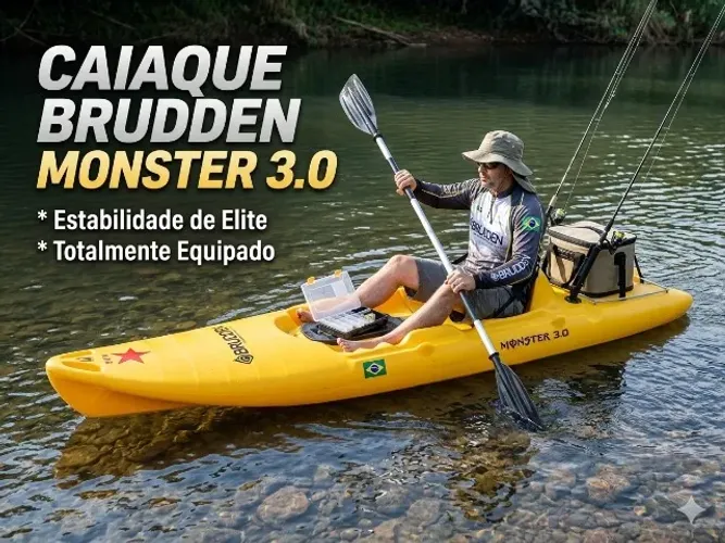Caiaque / Smart Pier Monster 3.0 - Excelente Estado (Com Remo)