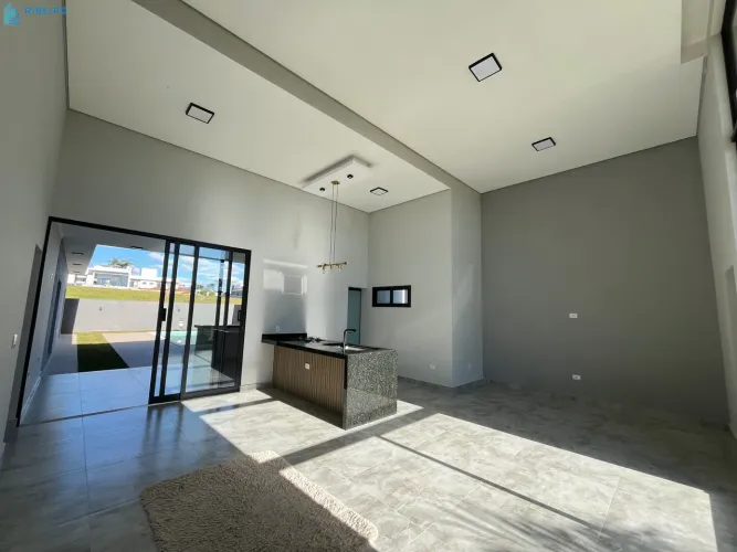 Casa totalmente terreia 04 suítes area gourmet aceito permuta em terreno Ninho Verde 1