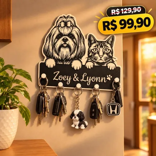 Porta Chaves Personalizado