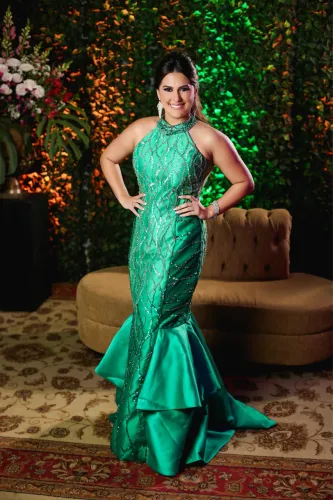 Vestido de festa - Verde