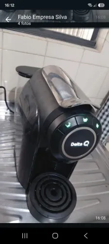 Máquina Cafeteira Capsulas Café Expresso Delta Q Mini Qool Cor Preto
