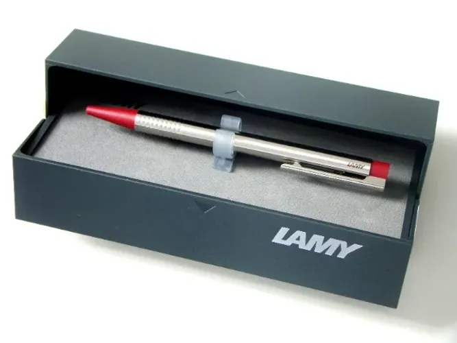 Caneta Lamy Aço Inox - Edição Limitada - Sem Carga - Raridade!!