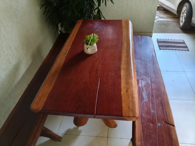Mesa de Madeira Rustica