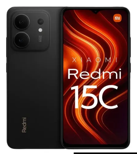 Smartphone Xiaomi Redmi 15C Global 256GB 8GB RAM Dual SIM Tela 6.9" - Preto
