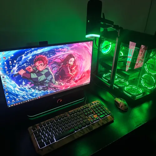 PC Gamer Ryzen 7 9800X3D + RTX 5070 + Monitor 300Hz + Setup Completo