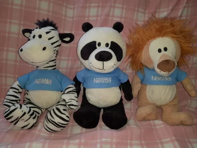 BICHINHOS PELUCIA NESTLÉ 