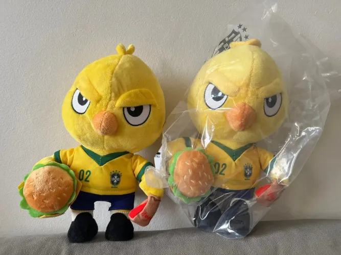 Canarinho 2002 hambúrguer Unidade com caixa e Card